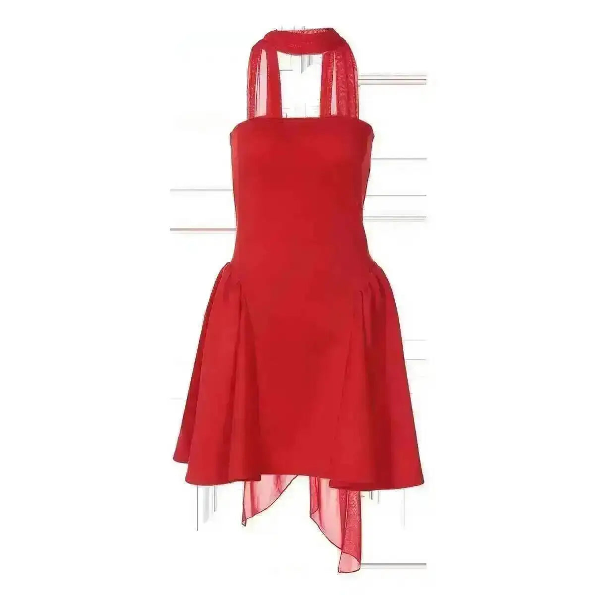 Avrilyaan Off Shoulder Backless A-line Mini Dress
