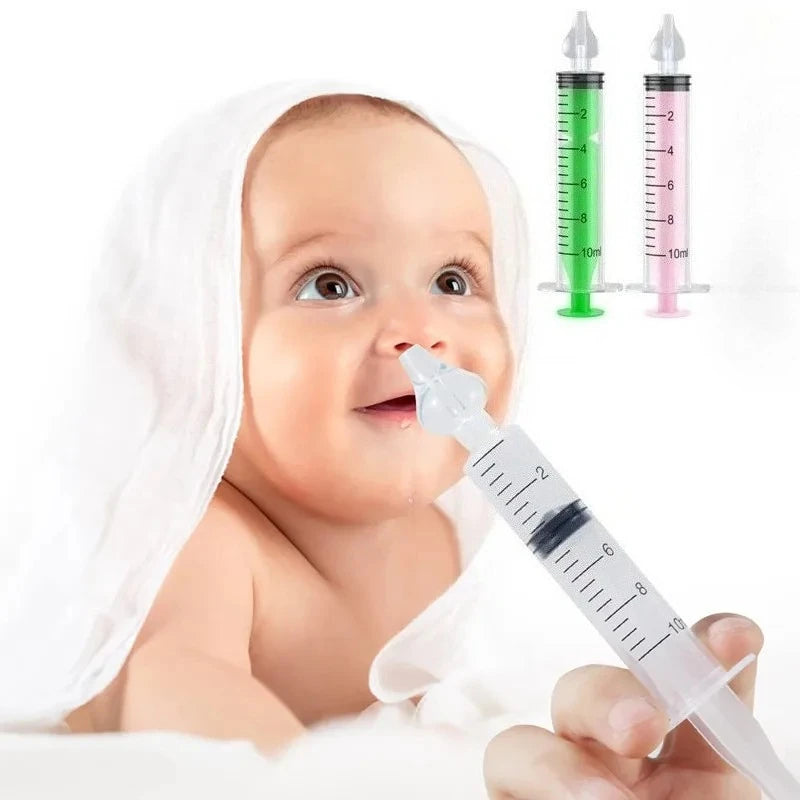 10ML Baby Nasal Aspirator Syringe Silicone Cleaner