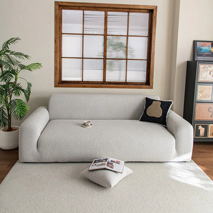 Adjustable Velvet Sofa Cover for L Shape Couch