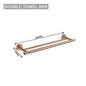 Brushed Rose Gold Metal Bath Hardware Set