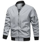 Men's Lightweight Casual Bomber Jacket Polyester