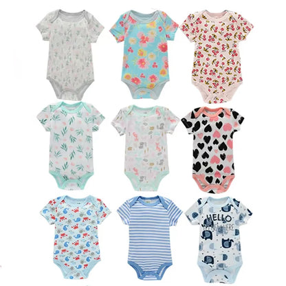 Baby Bodysuit Summer Romper for Newborns 0-12M