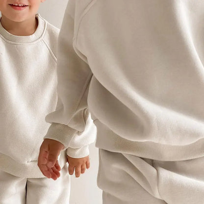 Children's Fleece Sports Set Sweatshirt and Pants