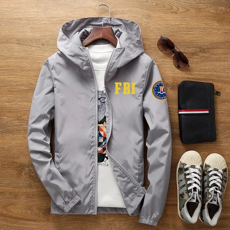 Ultra Light Men's Hooded Windbreaker Jacket