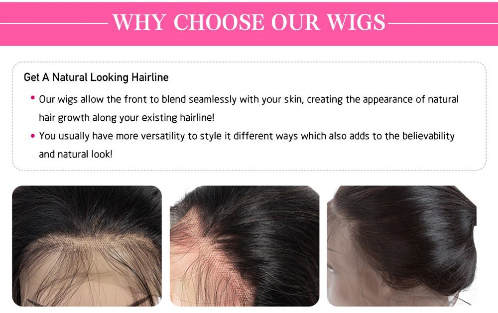 Body Wave Lace Front Wig Human Hair 200 Density