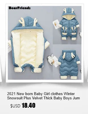 Winter Down Jacket for Boys and Girls Thicken Snowsuit