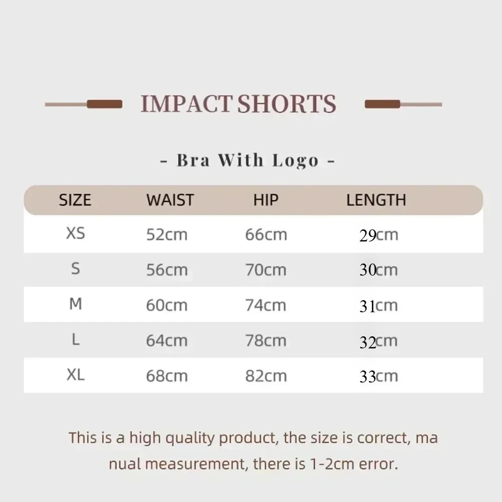 High Waist Seamless Gym Shorts for Women