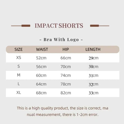 High Waist Seamless Gym Shorts for Women