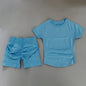 Seamless Yoga Top and Shorts Set for Women