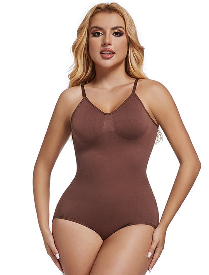 Low Back Bodysuit Shapewear for Women Black