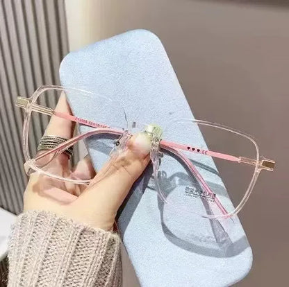 Glazzy TR Stainless Steel Square Photochromic Eyeglasses