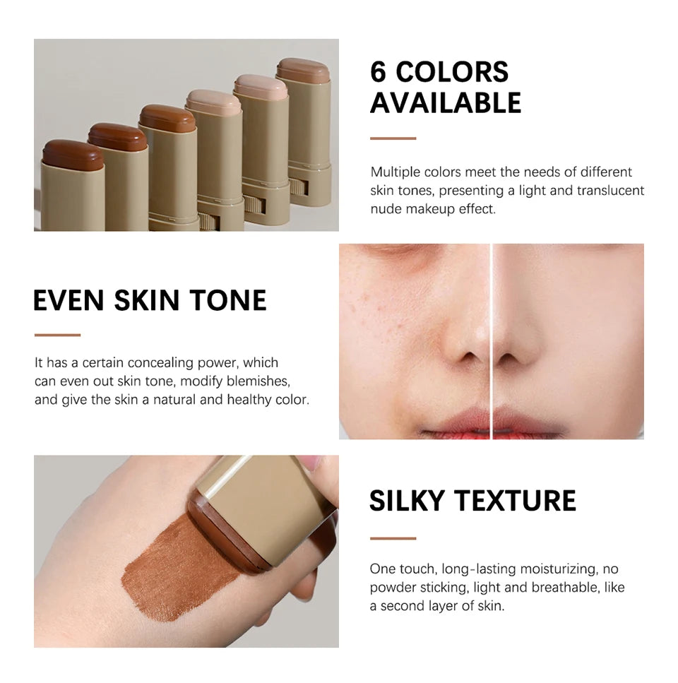 Skin Tint Stick Waterproof Tinted Serum Foundation