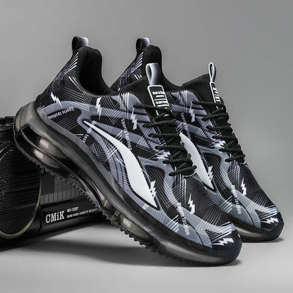 Men's Basketball Shoes with Air Cushioning and Breathable Mesh