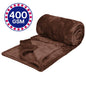 Solid Fleece Blanket for Couch and Bed, Super Soft Plush