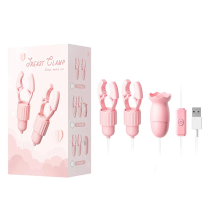 Vibrating Nipple Clamps for Women