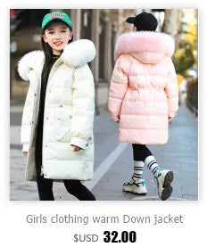 Winter Down Jacket for Boys and Girls Thicken Snowsuit