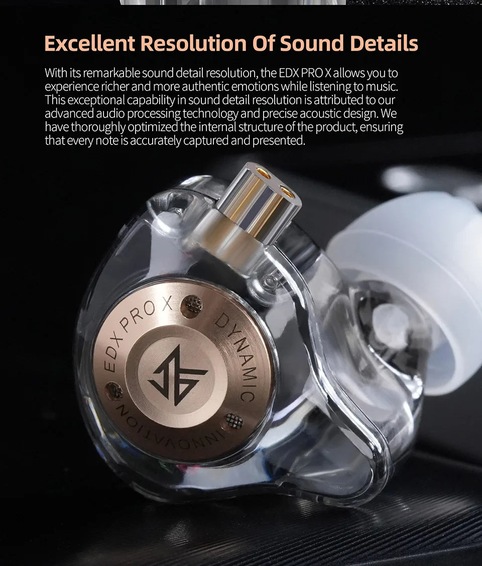 KZ EDX PRO X Hi-Fi In-Ear Earphones