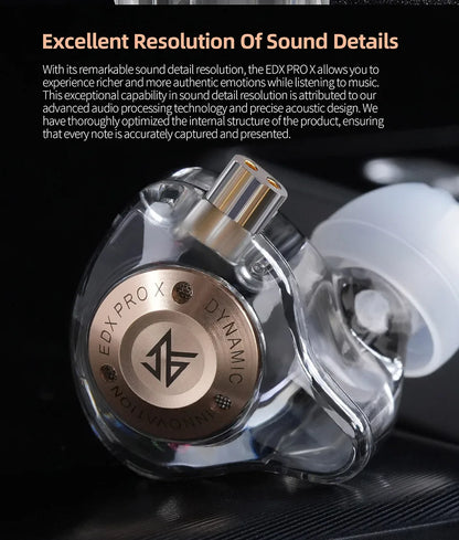 KZ EDX PRO X Hi-Fi In-Ear Earphones
