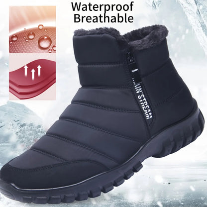Men's Winter Zipper Snow Ankle Boots