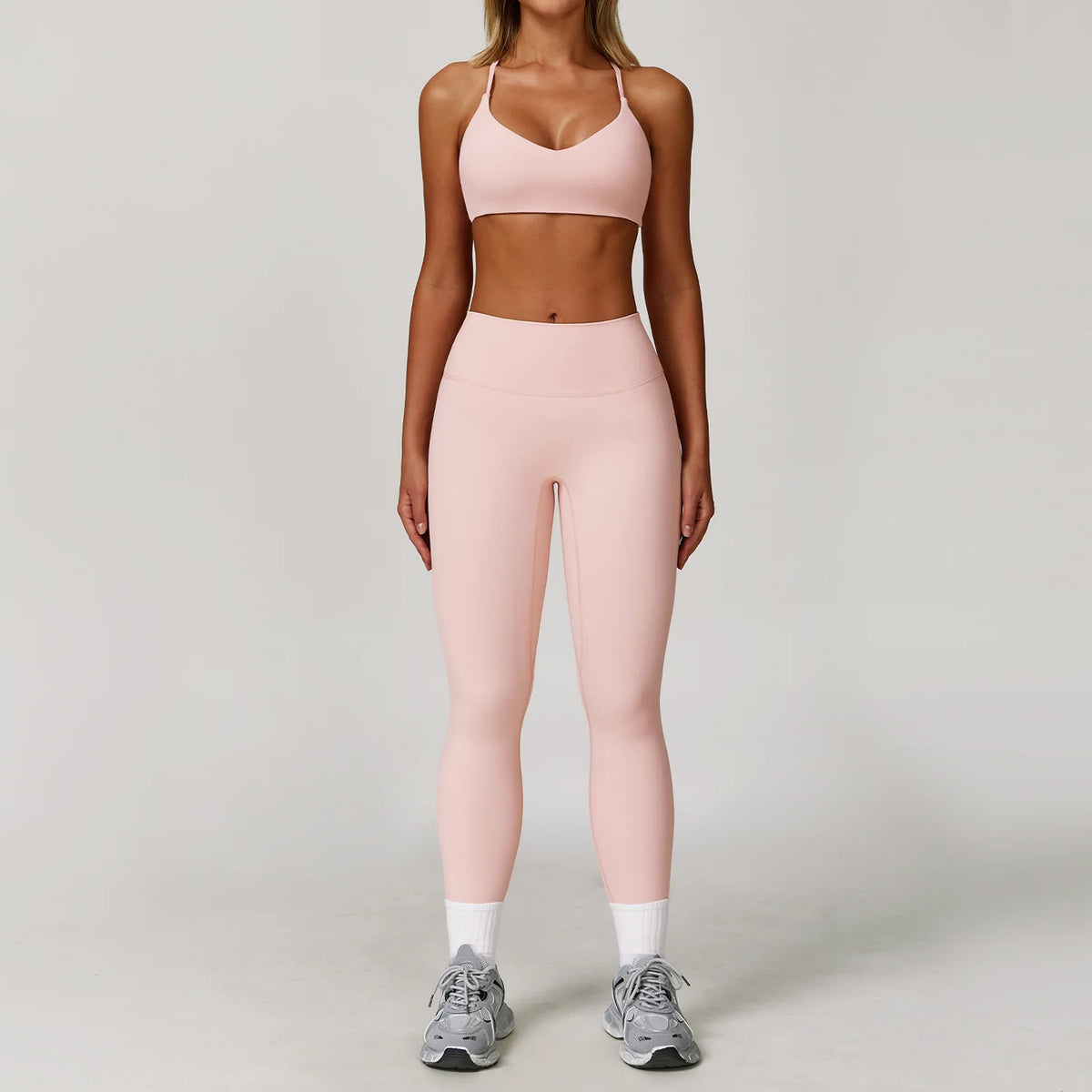 Yoga Suit Sports Set for Women Long Sleeve Athletic Wear
