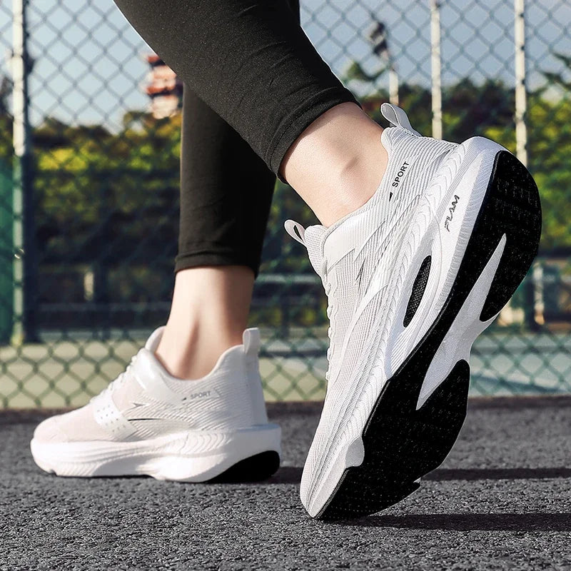 Men's Breathable Mesh Running Sneakers Black