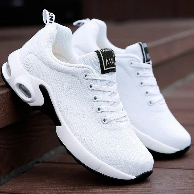 Women Breathable Mesh Platform Sneakers Casual Shoes