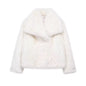 Faux Fur Fluffy Coat for Women Warm Winter Outerwear