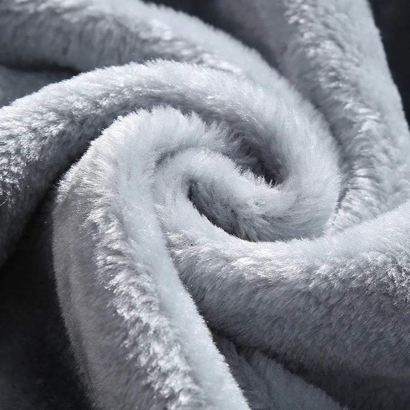Men's Thick Fleece Hooded Winter Jacket