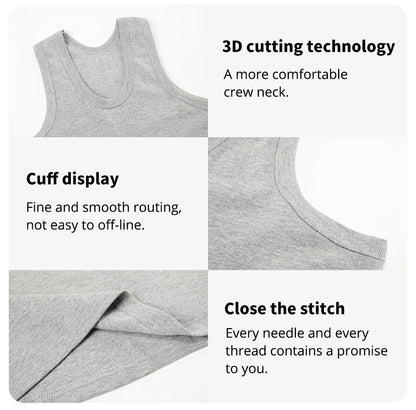 Men's Cotton Tank Top for Casual Sports Wear