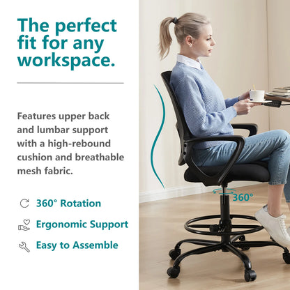 JHK Ergonomic Mesh Backrest Office Chair Adjustable Height