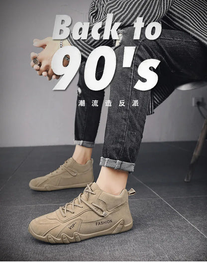 Men's Casual Hiking Shoes with Anti-Slip Comfort