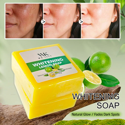 WK JALY Whitening Lemon Soap with Glutathione and Shea Butter