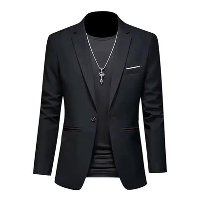 Men's Slim Fit Non-Ironing Casual Suit Jacket