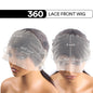 30 Inch Natural Black 360 Lace Front Human Hair Wig