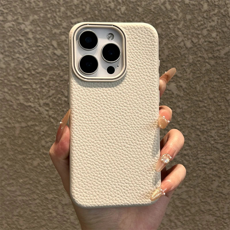 Luxury Lichee Pattern TPU Case for iPhone Pro Max