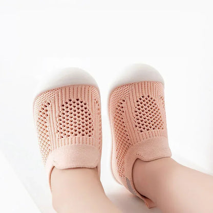 Breathable Mesh Knit Baby Sneakers for Toddlers