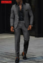 Men Slim Fit Tuxedo Suit for Weddings and Parties