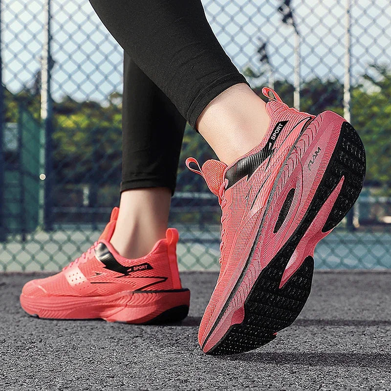 Men's Breathable Mesh Running Sneakers Black