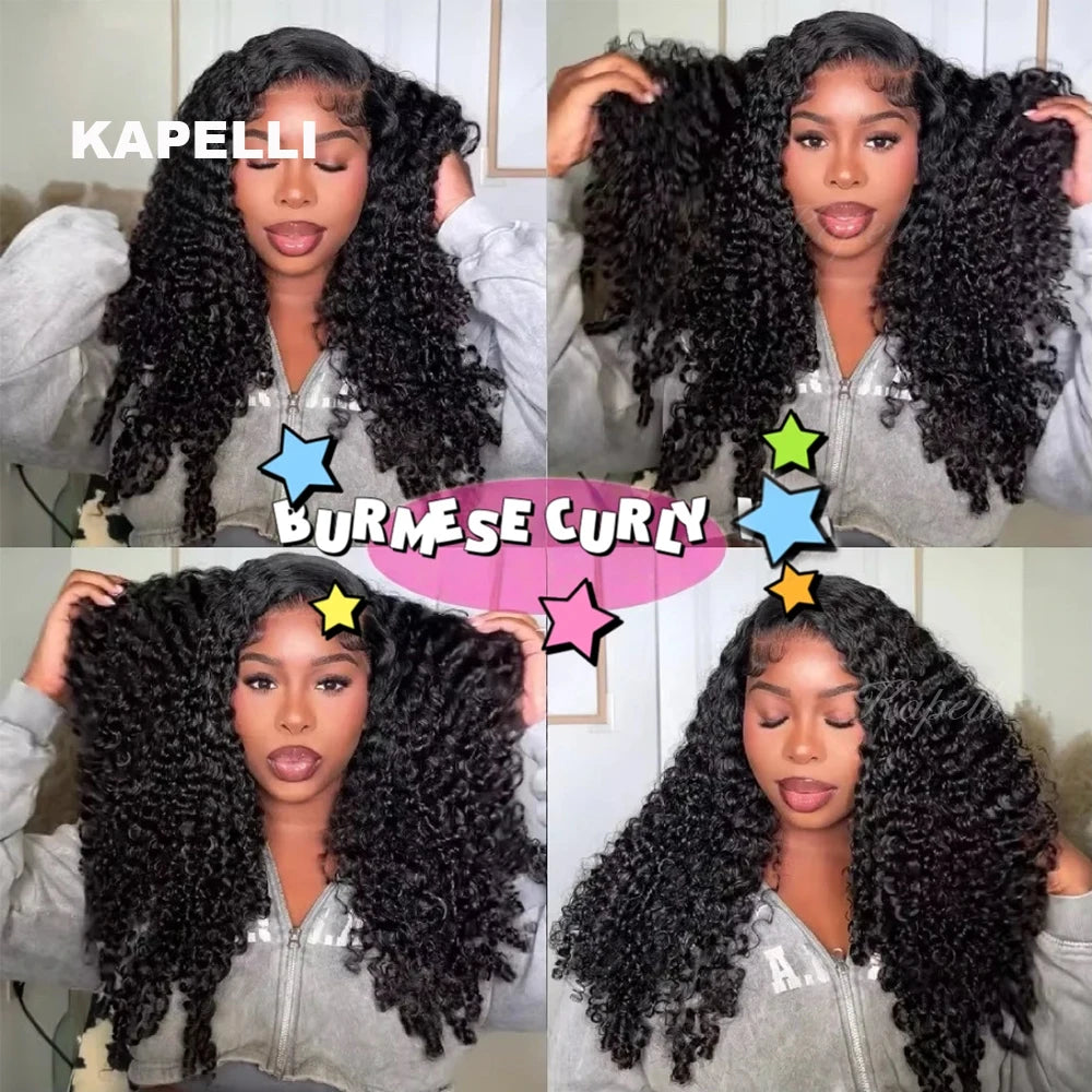 30 Inch 15A Burmese Curly Human Hair Bundles