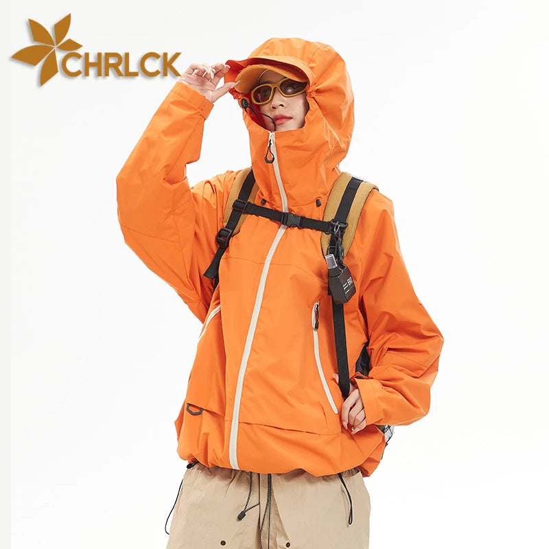 CHRLCK Waterproof Hiking Jacket Unisex Spring Autumn