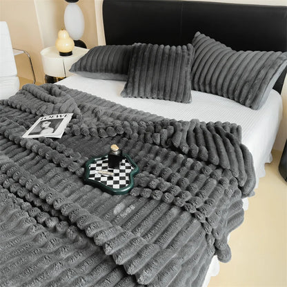 Soft Plush Coral Fleece Blanket for All Seasons