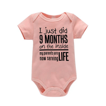 Funny I Just Did 9 Months Bodysuit for Infants