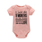 Funny I Just Did 9 Months Bodysuit for Infants