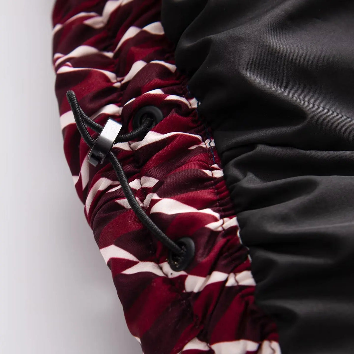 Burgundy Women's Winter Hooded Skiing Parkas Set