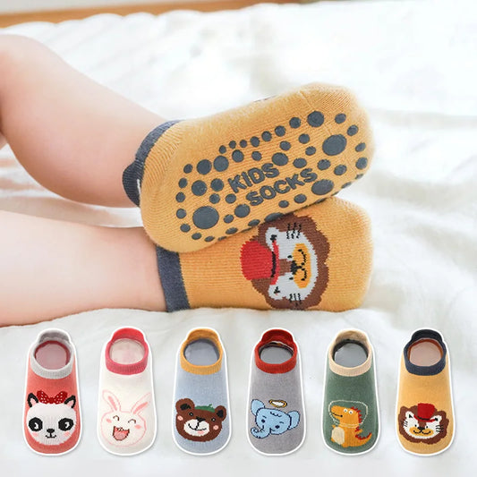 Kids Cotton Cartoon Animal Pattern Socks