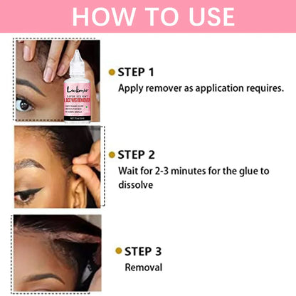Waterproof Wig Glue and Remover Travel Size Set