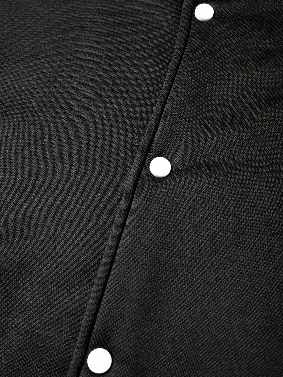 Men's Black And White Varsity Baseball Jacket