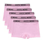 Teenage Girls Cotton Panties Solid Color Mid Waist Briefs
