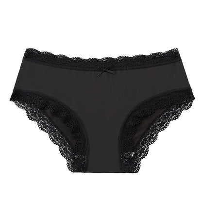 BZEL Women's Lace Floral G-String Leopard Panties