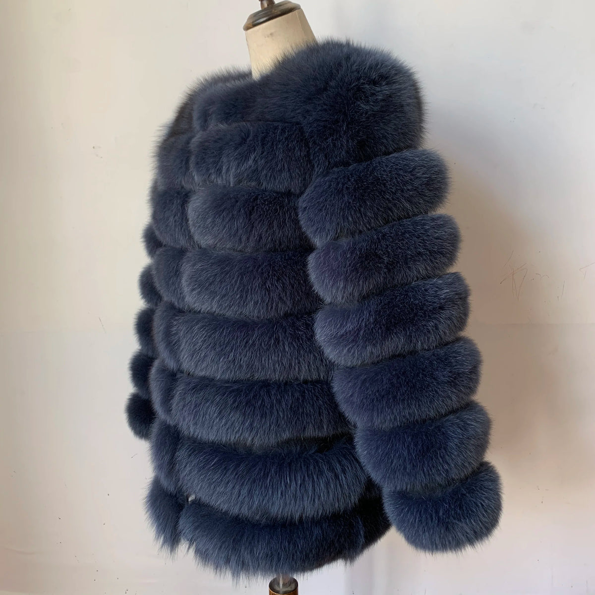 4in1 Real Fox Fur Coat for Women